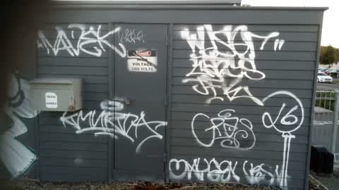Graffiti, a report photo