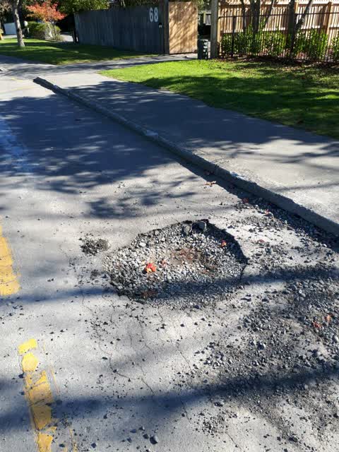Roading/Streets, a report photo