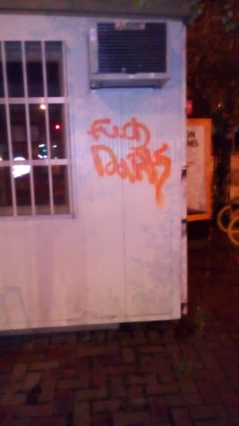 Graffiti, a report photo