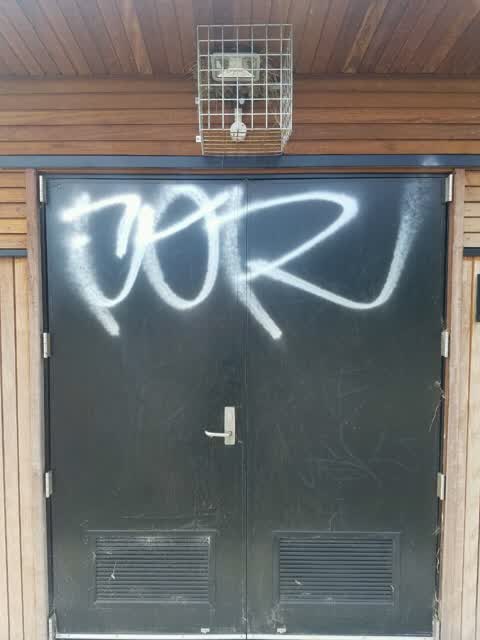 Graffiti, a report photo