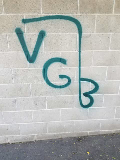Graffiti, a report photo