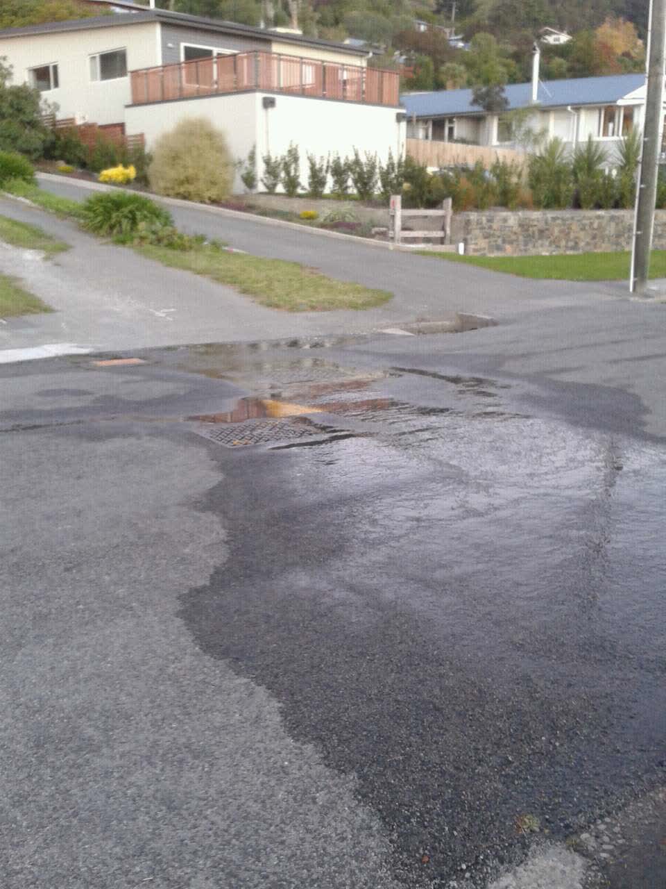 The photograph attached to this wastewater/stormwater report