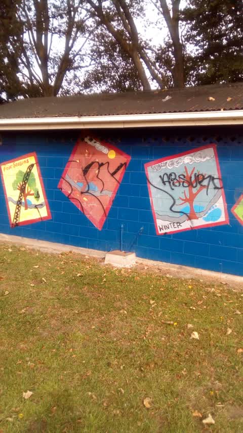 Graffiti, a report photo