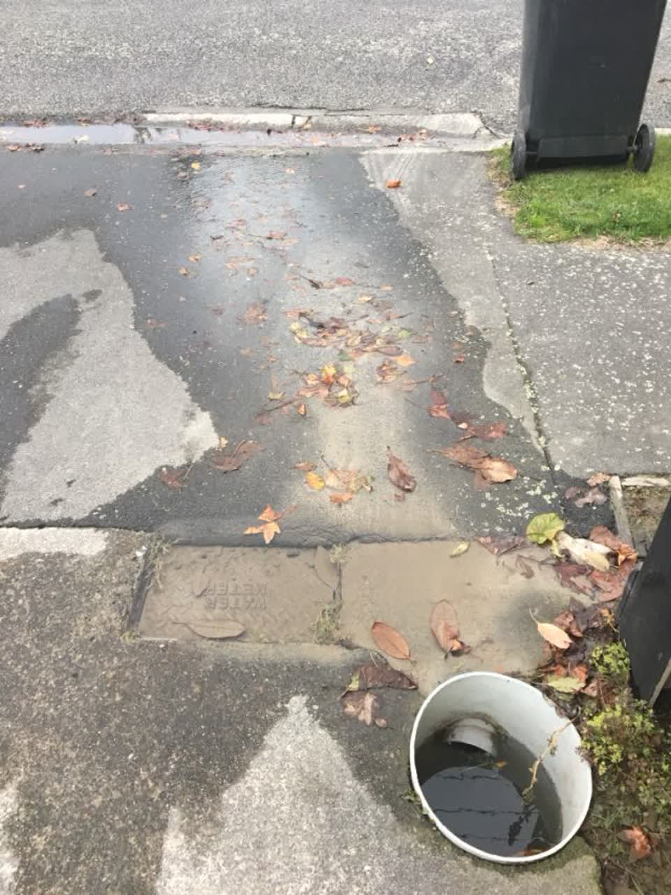 The photograph attached to this water supply report