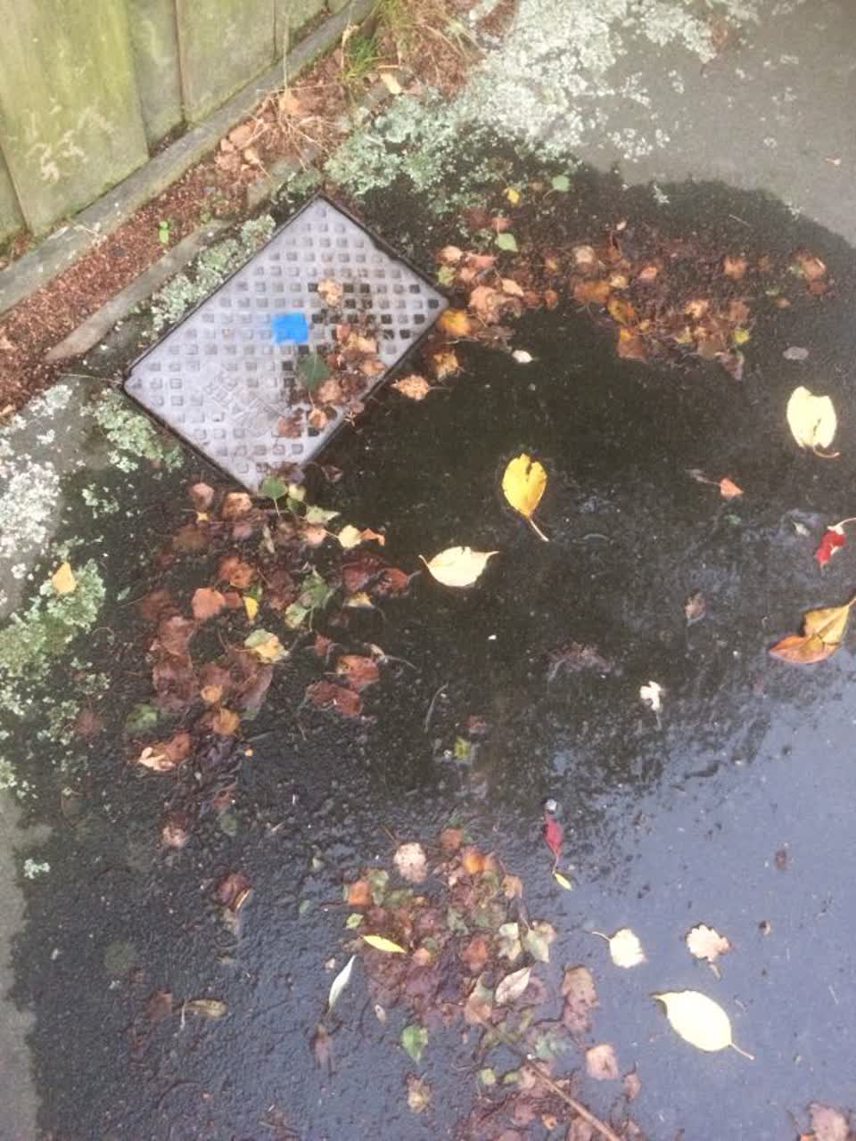 The photograph attached to this wastewater/stormwater report