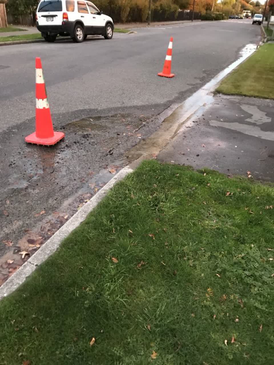 The photograph attached to this water supply report