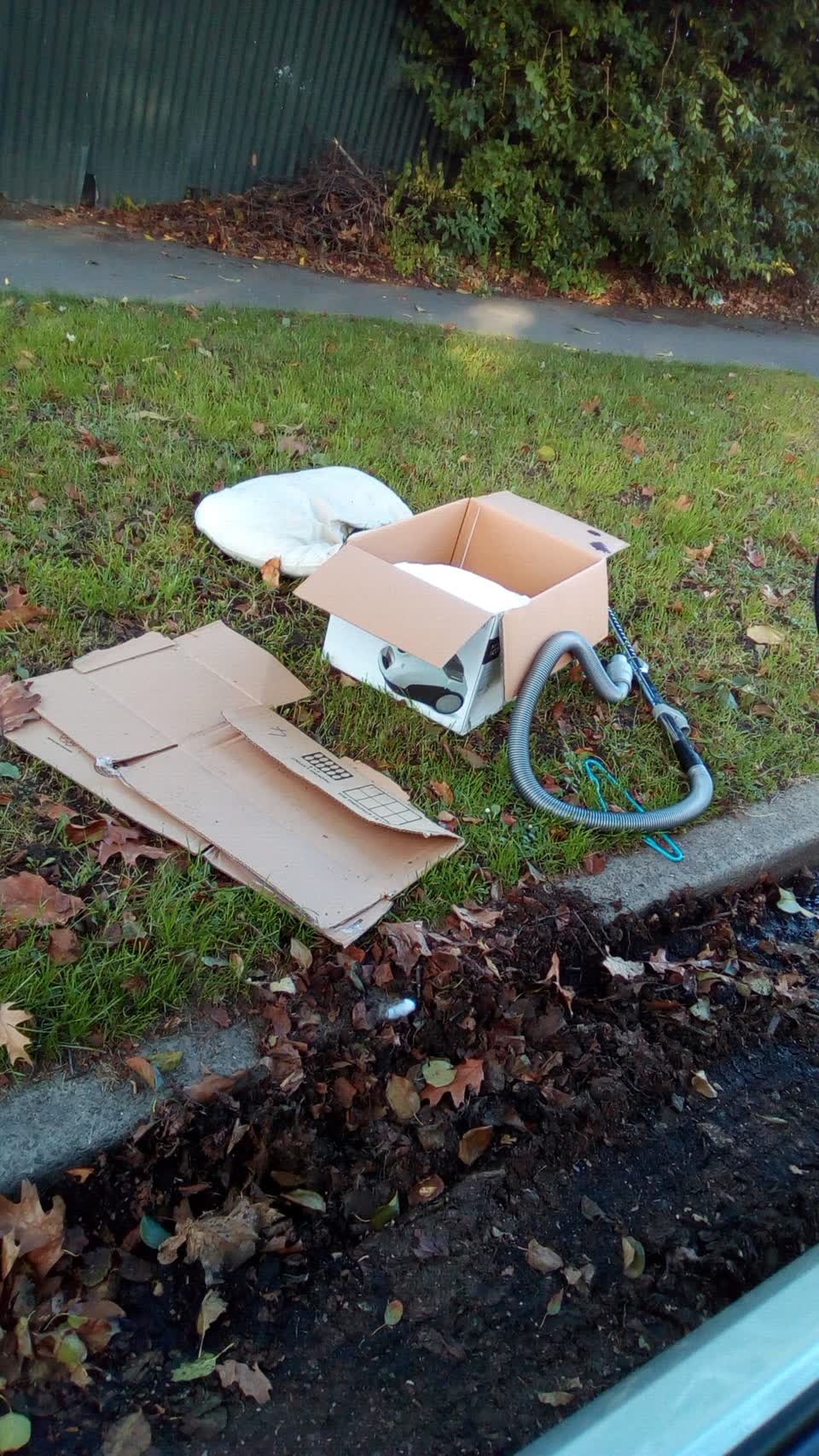 The photograph attached to this rubbish/recycling report