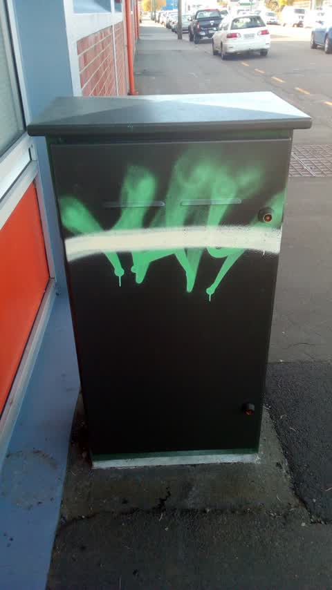 Graffiti, a report photo