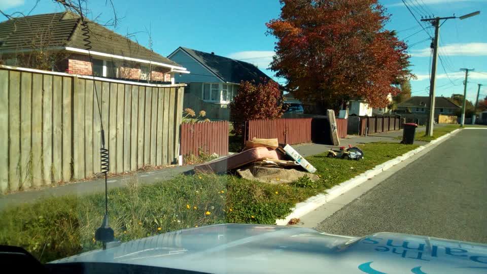 The photograph attached to this rubbish/recycling report