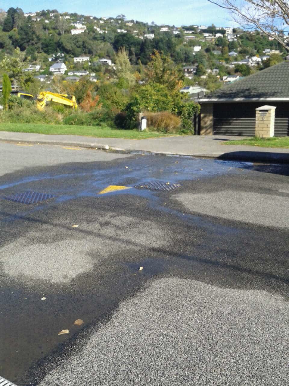 The photograph attached to this wastewater/stormwater report