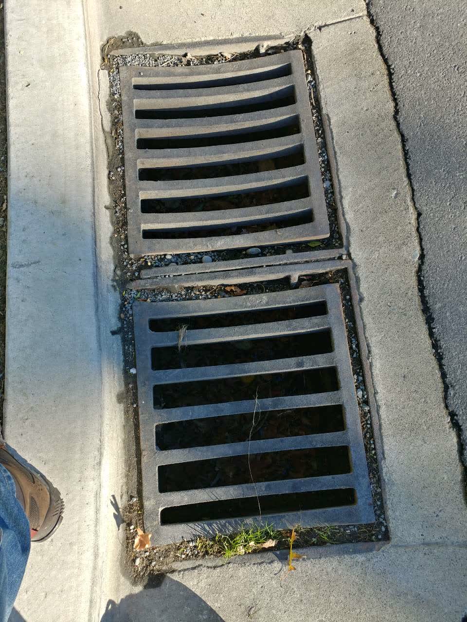 The photograph attached to this wastewater/stormwater report