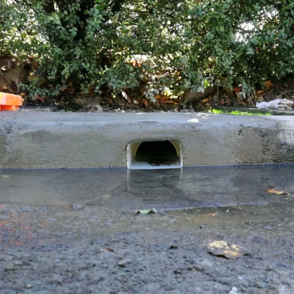 The photograph attached to this wastewater/stormwater report