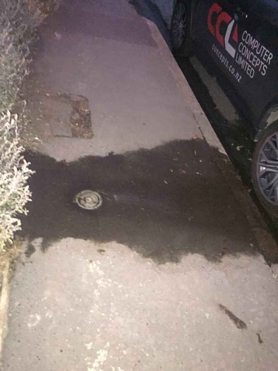 The photograph attached to this water supply report