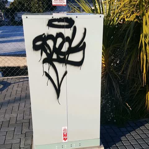 Graffiti, a report photo
