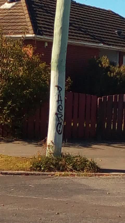 Graffiti, a report photo