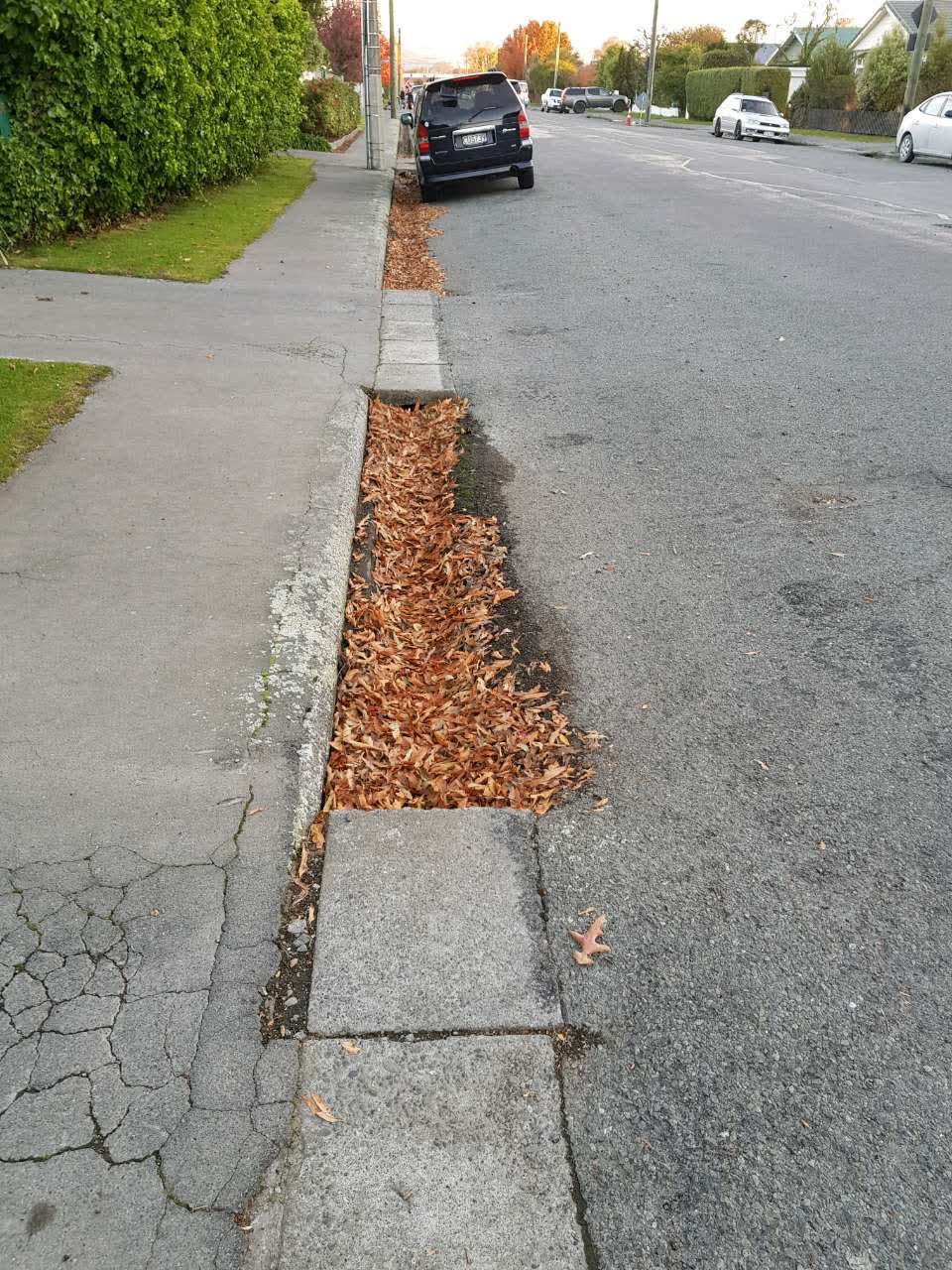 The photograph attached to this wastewater/stormwater report