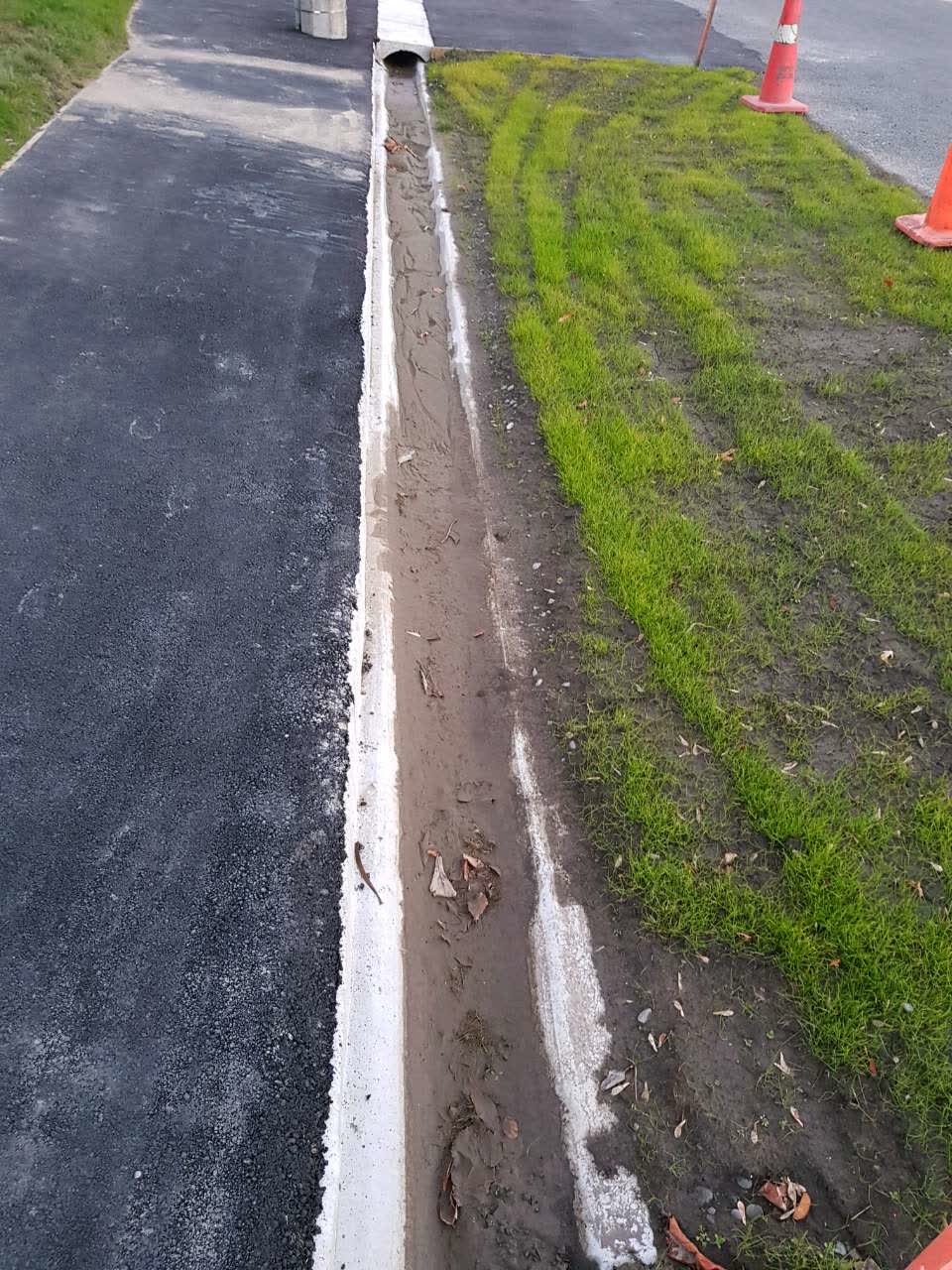 The photograph attached to this wastewater/stormwater report