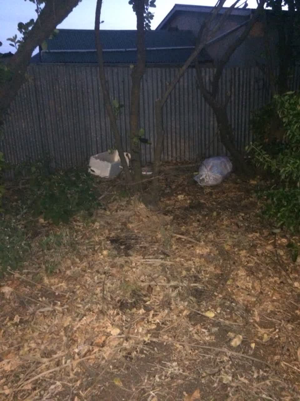 The photograph attached to this rubbish/recycling report