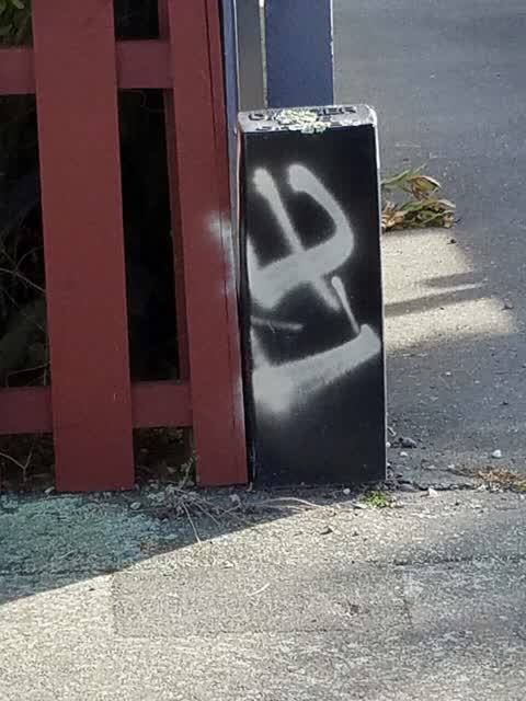 Graffiti, a report photo