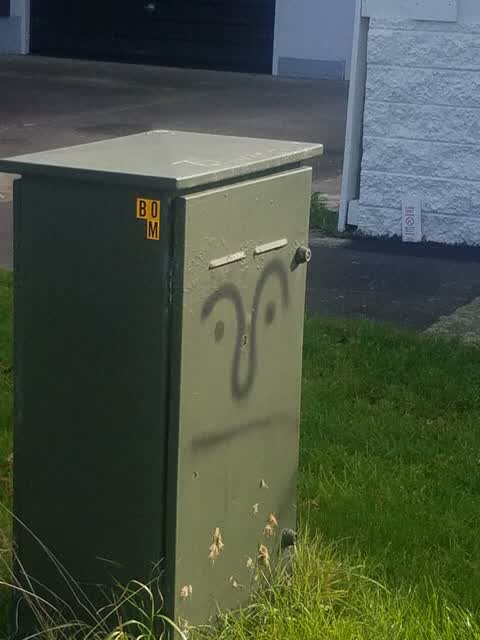 Graffiti, a report photo