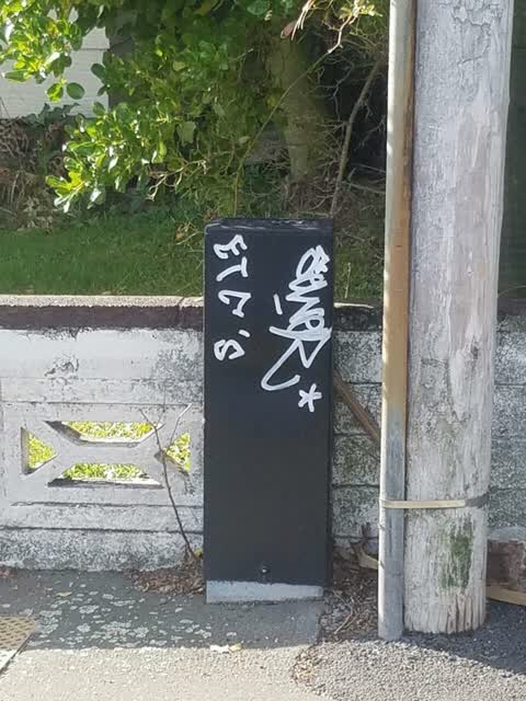 Graffiti, a report photo