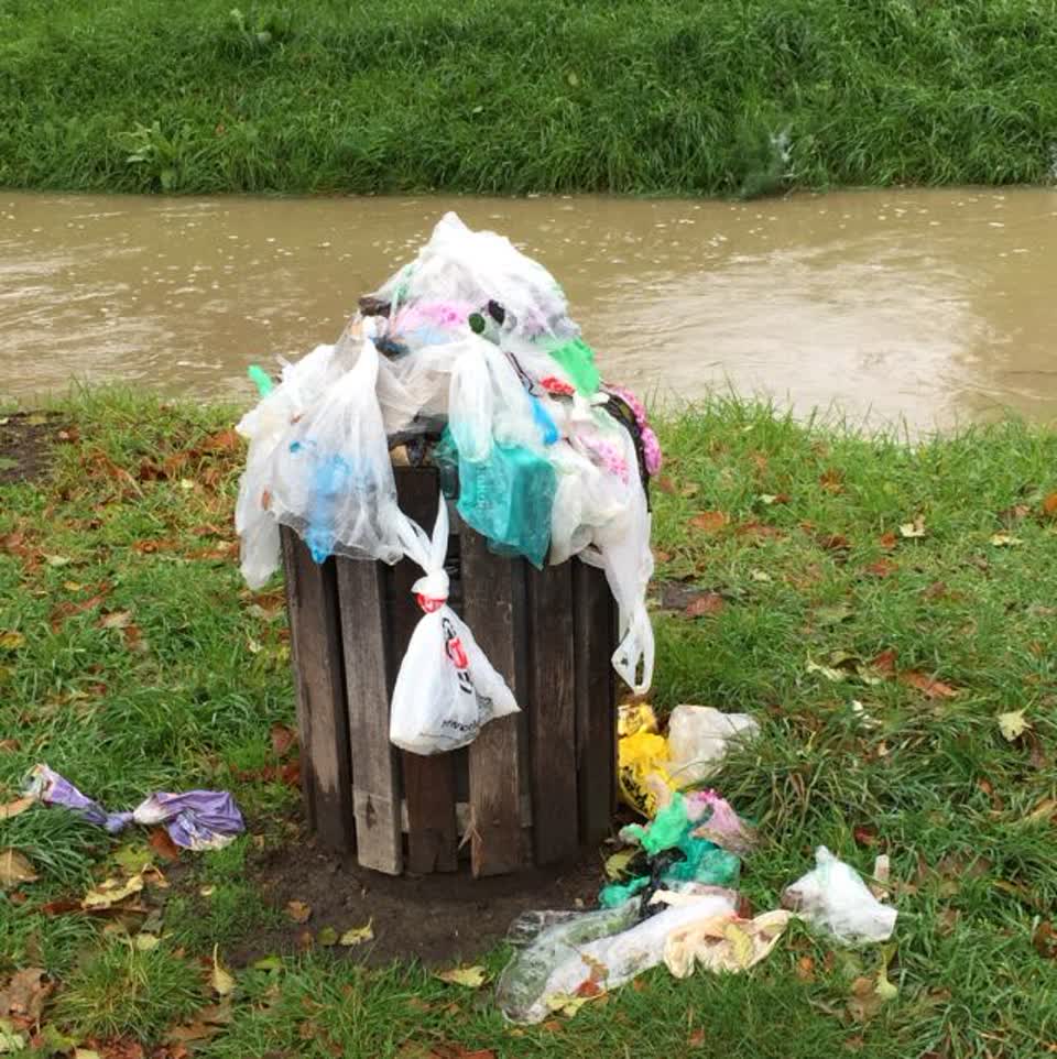 The photograph attached to this rubbish/recycling report