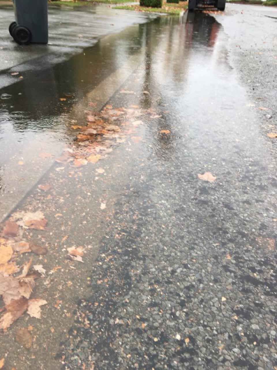 The photograph attached to this wastewater/stormwater report