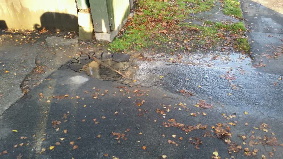 The photograph attached to this water supply report