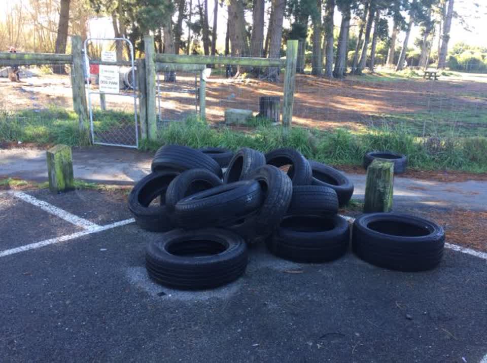 The photograph attached to this rubbish/recycling report