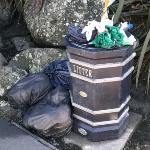 Rubbish/Recycling, a report photo