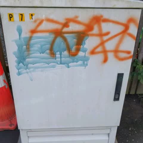 Graffiti, a report photo