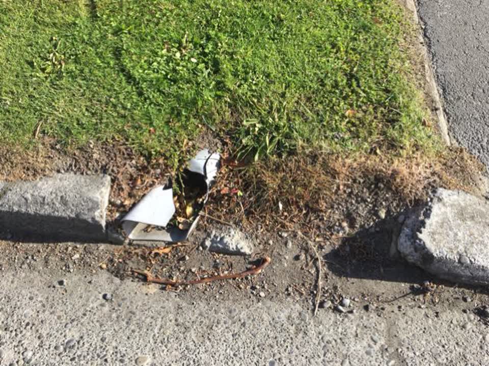 The photograph attached to this wastewater/stormwater report
