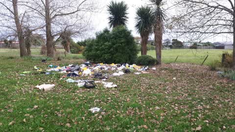 Rubbish/Recycling, a report photo