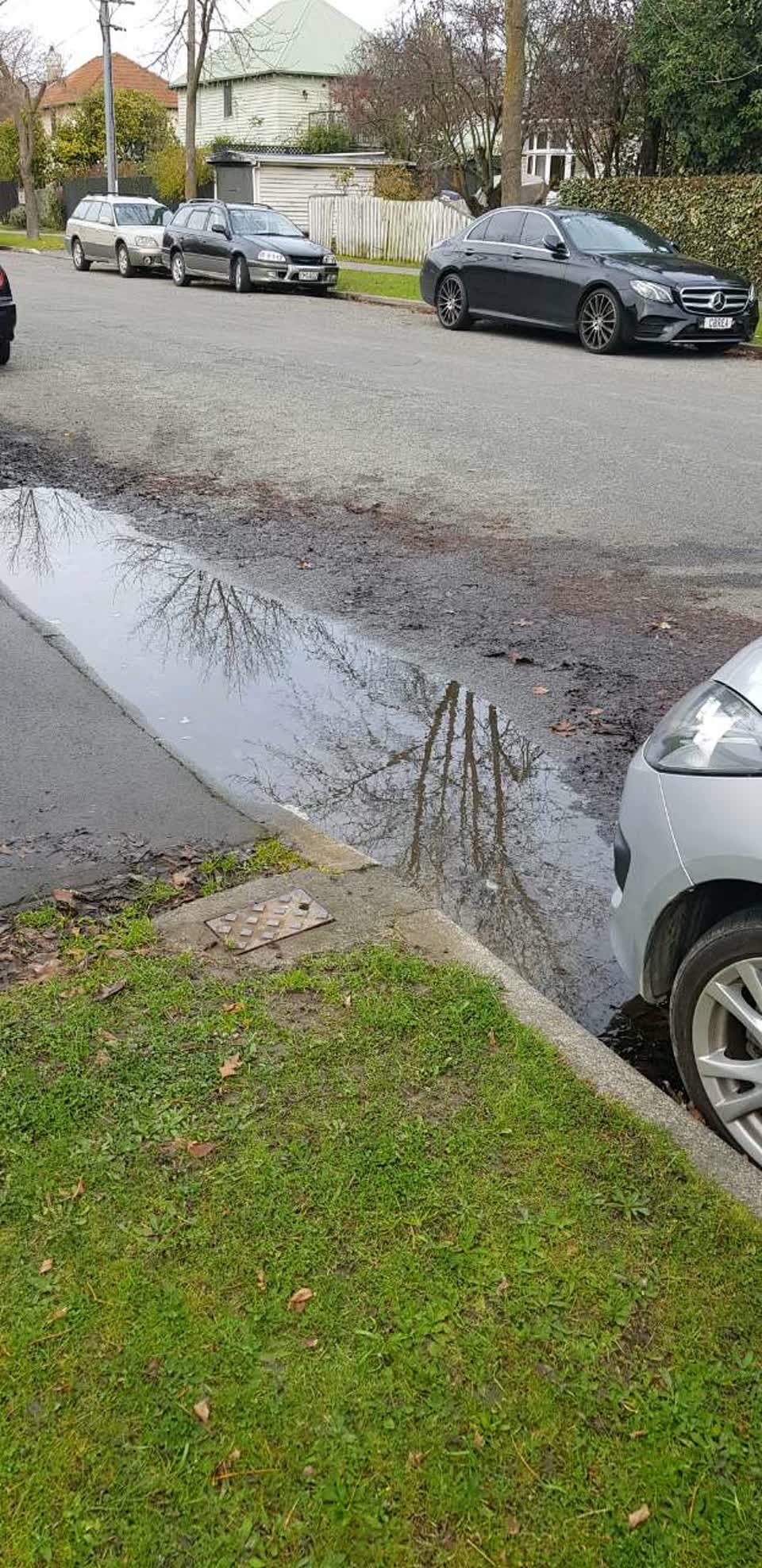 The photograph attached to this wastewater/stormwater report