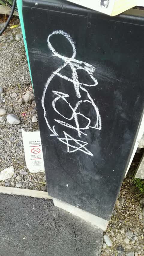 Graffiti, a report photo