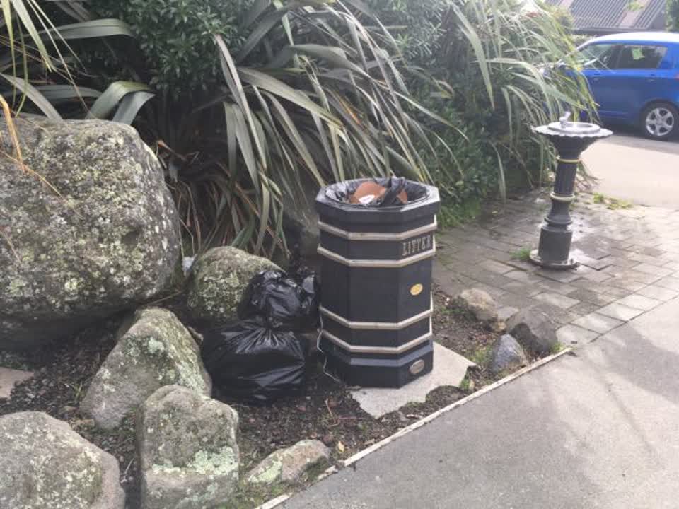 The photograph attached to this rubbish/recycling report