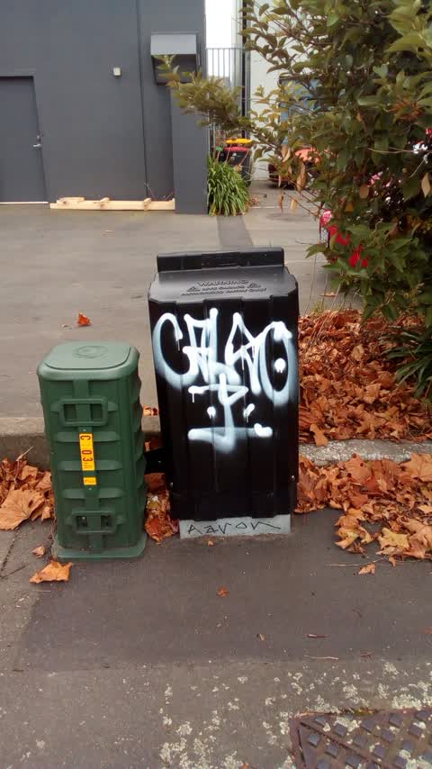 Graffiti, a report photo