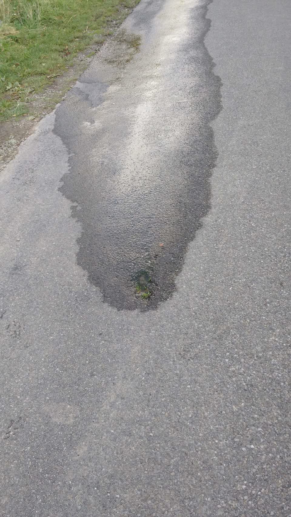 The photograph attached to this wastewater/stormwater report