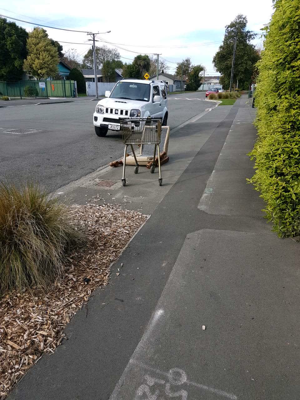 The photograph attached to this rubbish/recycling report