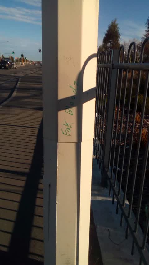Graffiti, a report photo