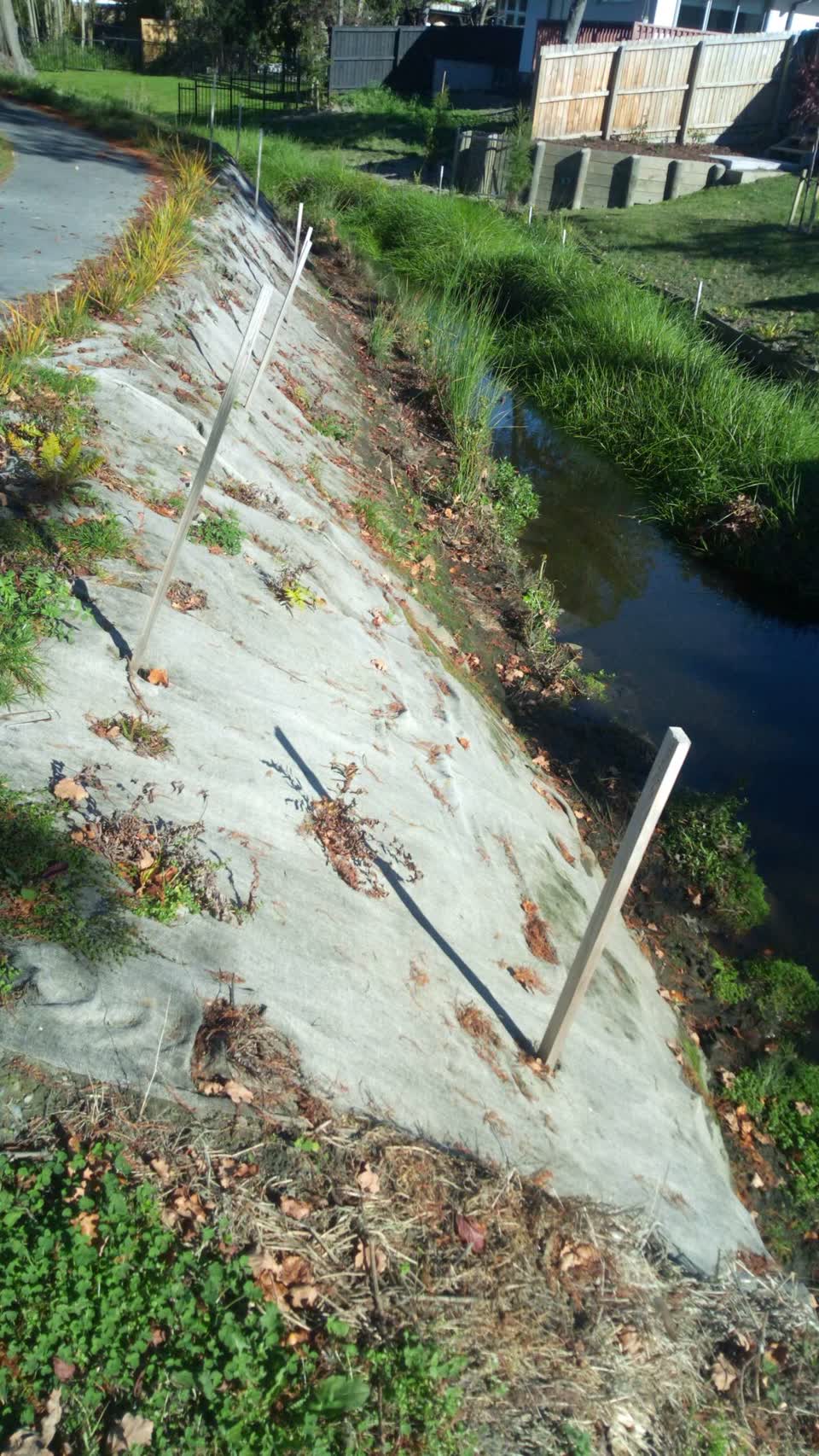 The photograph attached to this wastewater/stormwater report