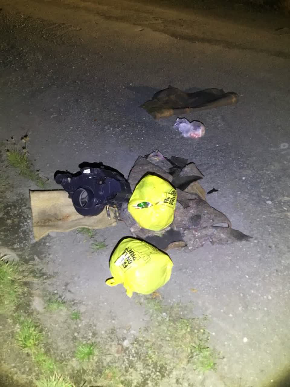 The photograph attached to this rubbish/recycling report