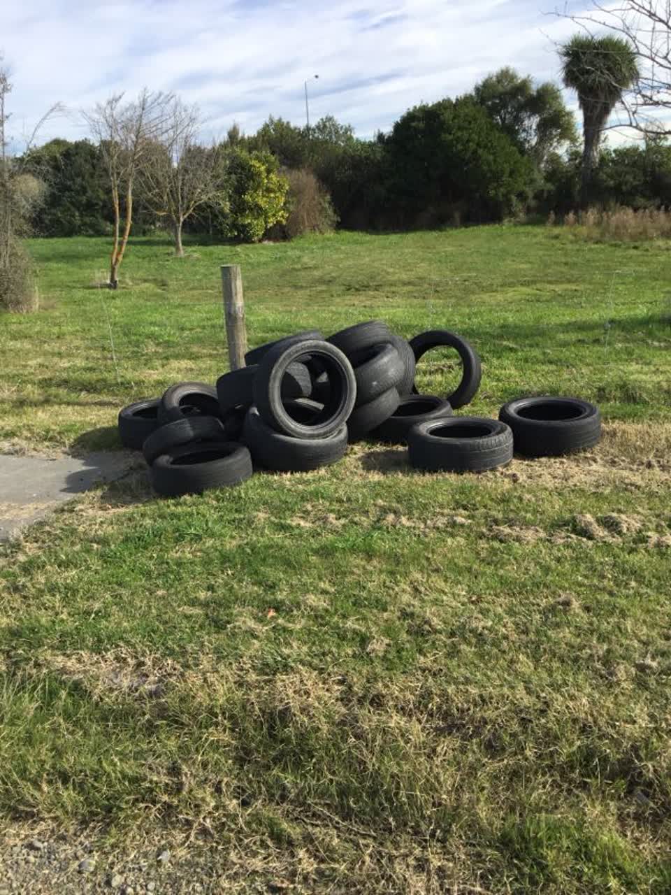 The photograph attached to this rubbish/recycling report