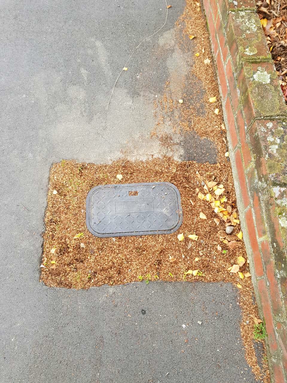 The photograph attached to this water supply report