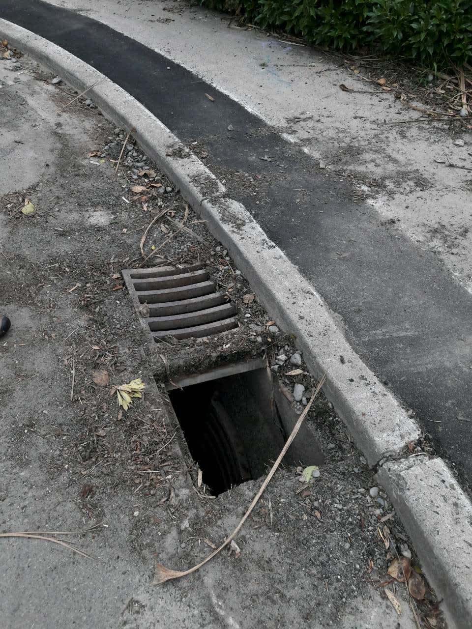 The photograph attached to this wastewater/stormwater report
