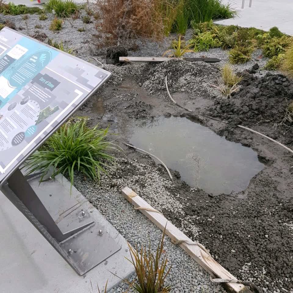 The photograph attached to this water supply report