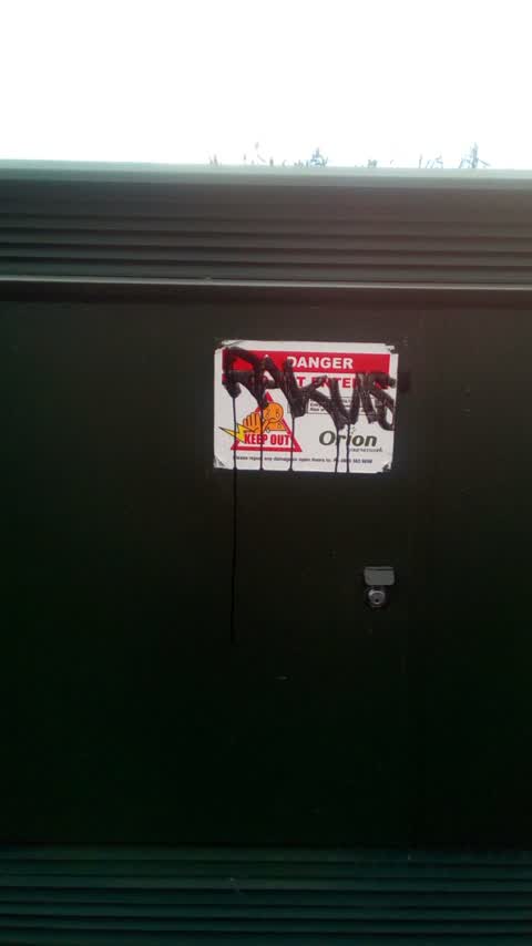 Graffiti, a report photo