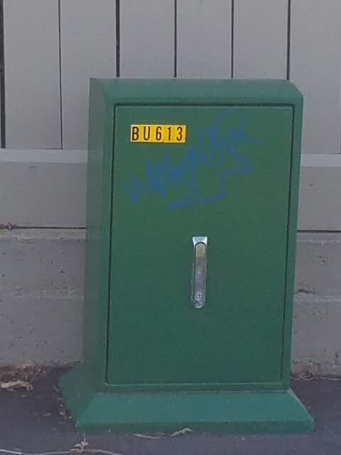 Graffiti, a report photo