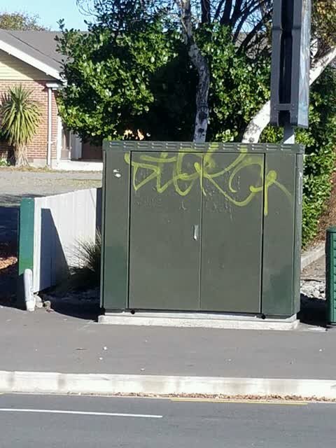 Graffiti, a report photo