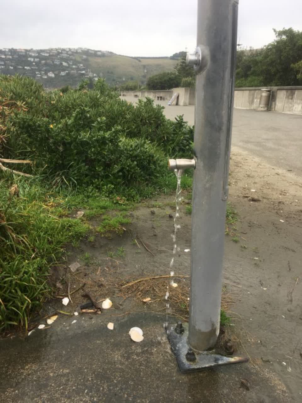 The photograph attached to this water supply report